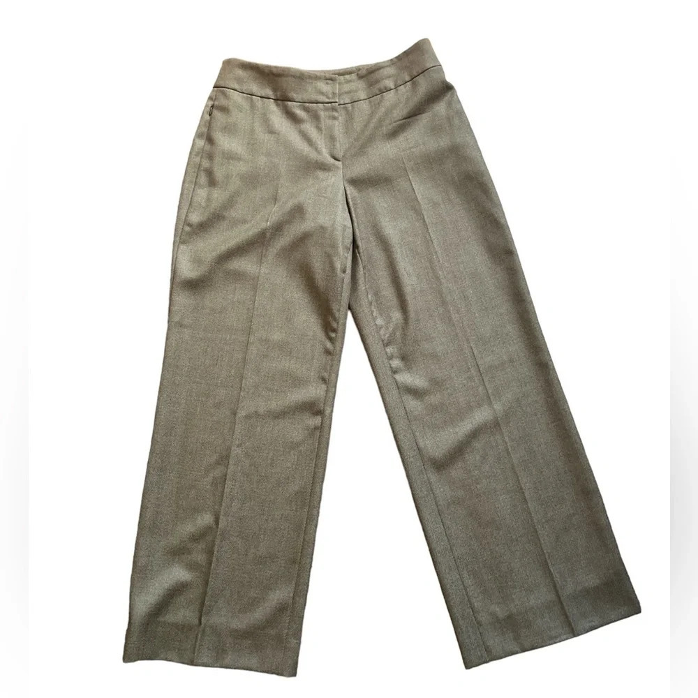 Akris Punto 100% wool wide leg trousers size 14